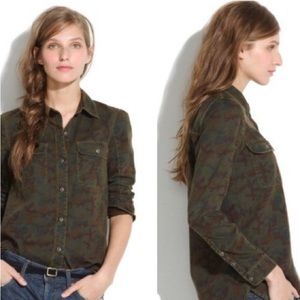Madewell - Tomboy Work Shirt - Camo